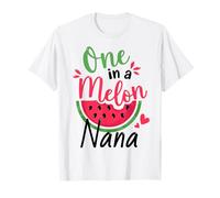 One in a Melon Nana 1st Birthday Party Family Matching T-Shirt