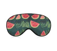 One in A Melon Sleep Mask, Ultra Soft Eye Mask for Sleeping with Adjustable Strap, Comfortable Lightweight Blindfold Eyeshade, Total Blackout Eye Cover for Night Sleep Travel Office Nap