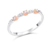 One In A Million 9ct Two Colour Gold Pink Diamond Ring - 12pts - D78905