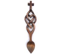 One in Christ Love Spoon - Hand Carved Welsh Love Spoons