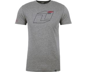 One Industries Vector T-Shirt, grey, size S for Men