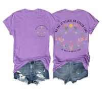 One is Illegal On Stolen Land Shirt Vintage Floral Human Rights Women Men Support Immigration Shirt Purple