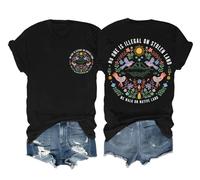 One is Illegal On Stolen Land Shirt Vintage Floral Human Rights Women Men Support Immigration Shirt Black