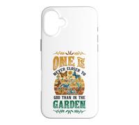 One Is Never Closer To God Than In The Garden Gardening Case for iPhone 16 Plus