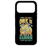One Is Never Closer To God Than In The Garden Gardening Case for iPhone 17 Pro Max
