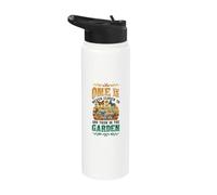 One is Never Closer to God Than in The Garden Gardening Stainless Steel Insulated Water Bottle