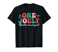 One Jolly Ophthalmologist Ophthalmology Doctor Christmas T-Shirt