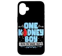 One Kidney Boy Organ Donor Kidney Transplant Recovery Case for iPhone 16 Plus
