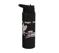 One Knight Stand Funny Medieval Knights Ren Faire Jousting Stainless Steel Insulated Water Bottle