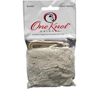 One Knot HAIRNET with 2 Heavy Weight Equestrian Hairnets and 2 Matching Hairties, Blonde