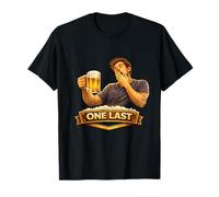 One Last Beer Retro Night Design T-Shirt