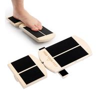 One Leg Balance Trainer Board, Single Ankle Foot Exerciser Strengthener Physical Ankle Strength Workout Equipment for Sprained Rehabilitation Mobility Stability Exercises Posture Correction