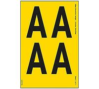 One Letter Sheet - A - 108mm Character Height - 300x200mm - Yell Adhesive Vinyl