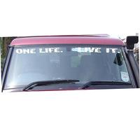 ONE LIFE LIVE IT, STICKER suitable for LAND ROVER Discovery Windscreen