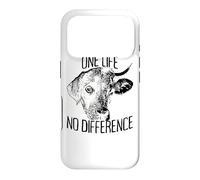 One Life No Difference Vegetarian Veggie Animal Lover Vegan Case for iPhone 17 Pro