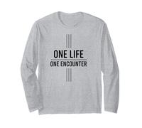 One Life One Encounter Japanese Concept Messag Long Sleeve T-Shirt