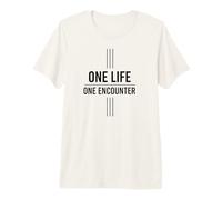 One Life One Encounter Japanese Concept Messag Premium T-Shirt