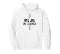 One Life One Encounter Japanese Concept Messag Pullover Hoodie