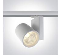 ONE Light - The COB Track Light Range Aluminium- 65614NT/W/W White COB LED 42W WW Track SPOT 230V