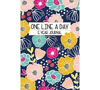 One Line A Day 5 Year Journal: Daily Memory and Thought Diary | Bright