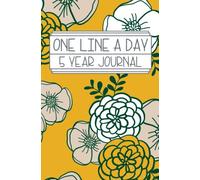 One Line A Day 5 Year Journal: Daily Memory and Thought Diary | Vintage Floral Pattern
