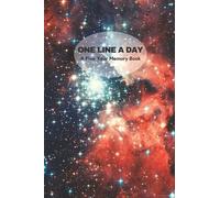One Line A Day - A Five-Year Memory Book: 5 Years of Memories for Daily Reflections and Thoughts - Celestial Cover (6 x 9) Undated and Lined Journal / Diary (One Line a Day Journal)