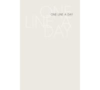One Line a Day: A Five-Year Memory Book. Modern minimalist notebook for collecting the most precious moments