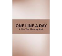 One Line A Day - A Five-Year Memory keepsake, reflection Journal