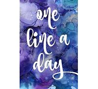 One line a day: Journal,Five Year Memory Book,Purple, Record Memories, Undated