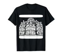 One Line Art Drawing Gaudi Style T-Shirt