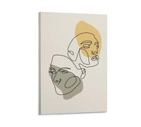 One Line Art One Line Art Poster 3 Canvas Art Poster And Wall Art Picture Print Modern Family Decor Posters 16x24inch(40x60cm)