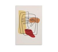 One Line Art One Line Art Poster Posters Art Print Wall Photo Paint Poster Hanging Picture Family Decor 24x36inch(60x90cm)