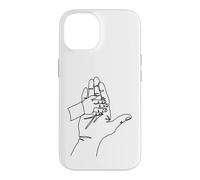 One Line Drawing: Hands That Tell Stories Case for iPhone 14