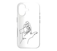 One Line Drawing: Hands That Tell Stories Case for iPhone 17