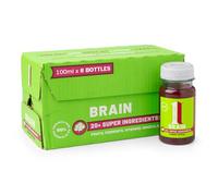 One Living Brain Health Shot, Water Kefir, Cherry Apple, 8 x 100ml