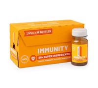 One Living Immunity Health Shot, Water Kefir, Citrus Ginger, 8x100ml