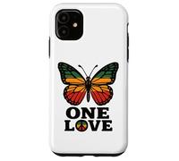 One Love Butterfly Rasta Reggae Peace Rastafari Roots Retro Case for iPhone 11