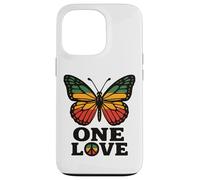 One Love Butterfly Rasta Reggae Peace Rastafari Roots Retro Case for iPhone 13 Pro