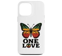 One Love Butterfly Rasta Reggae Peace Rastafari Roots Retro Case for iPhone 13 Pro Max