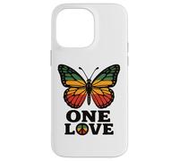 One Love Butterfly Rasta Reggae Peace Rastafari Roots Retro Case for iPhone 14 Pro Max