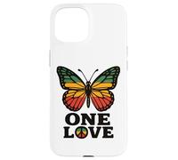 One Love Butterfly Rasta Reggae Peace Rastafari Roots Retro Case for iPhone 15