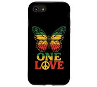 One Love Butterfly Rasta Reggae Peace Rastafari Roots Retro Case for iPhone SE (2020) / 7/8