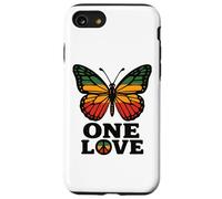 One Love Butterfly Rasta Reggae Peace Rastafari Roots Retro Case for iPhone SE (2020) / 7/8