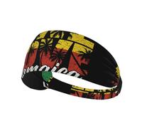 One Love Jamai Printing Double-Sided,Unisex Elastic Sports Headband,Ideal As A Gift For Sports-Loving Friends,Family