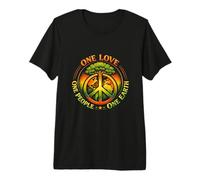 One Love, People & Earth Classic Vintage Uplifting Positive Premium T-Shirt