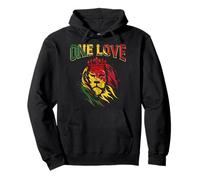 One Love Rasta Lion Jamaican Pride Reggae African Pullover Hoodie