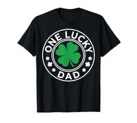 One Lucky Dad St Patricks Day Luck Shamrock Father Present T-Shirt