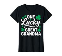 One Lucky Great Grandma St Patricks Day Luck Shamrock T-Shirt