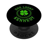One Lucky Kennedy Irish Family Four Leaf Clover PopSockets Adhesive PopGrip