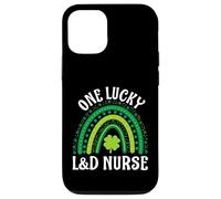 One Lucky L&D Nurse St. Patrick’s Day Irish Shamrock Rainbow Case for iPhone 12/12 Pro